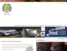 Tablet Screenshot of cretel.gr